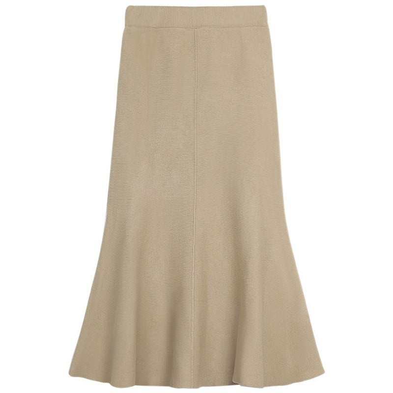 Temperament Lady Mid-length A- Line Skirt