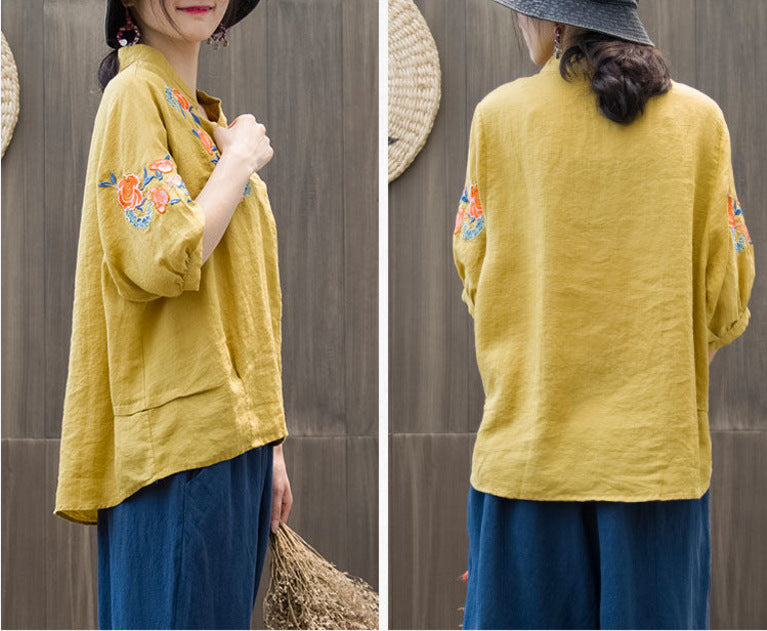 Ethnic embroidery top