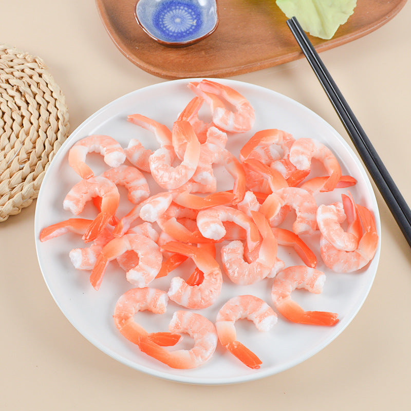Simulation Seafood Shrimp Keychain Creative Personality Bag Pendant