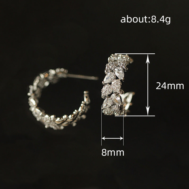 Women's Fashion Versatile Fashionable Exquisite High-grade Earrings